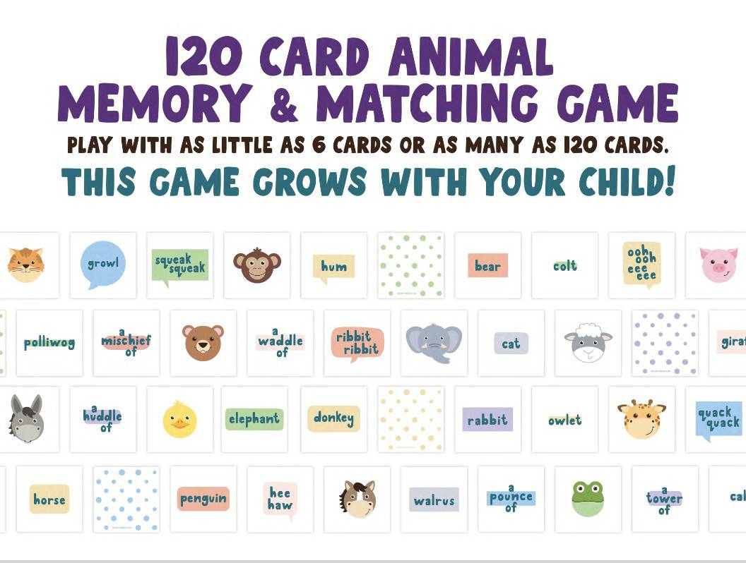 A look at our memory and matching game.